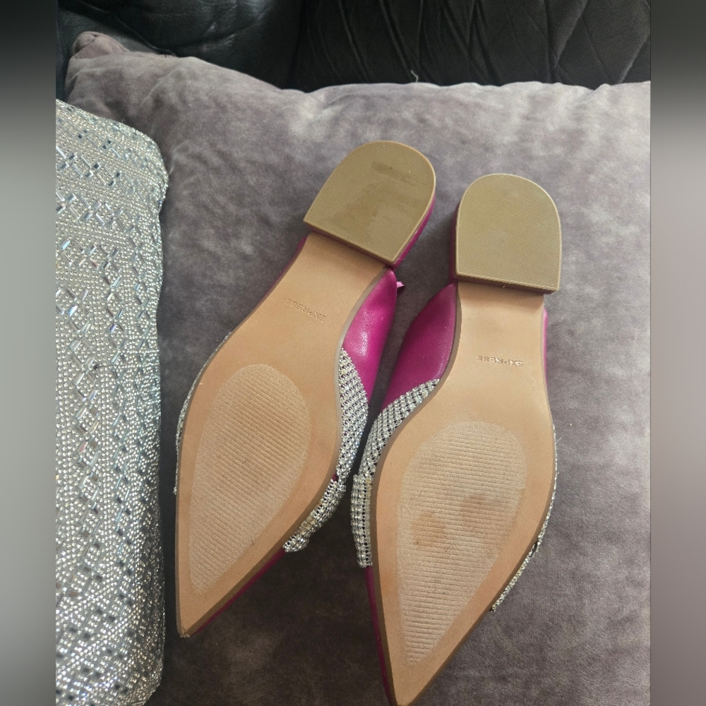 Express Rhinestone Knot Mules - Picture 4 of 4